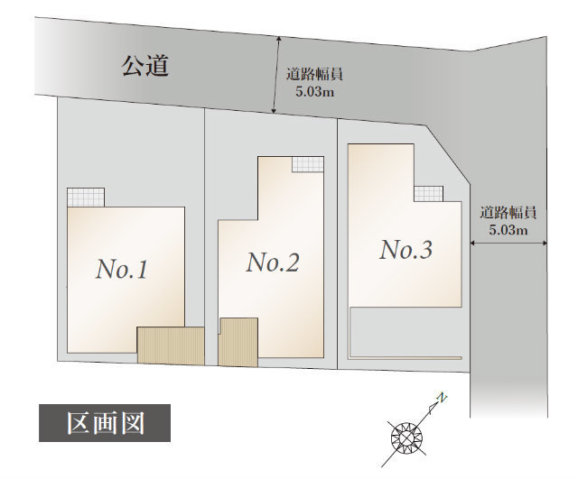 【ラグラス辻堂｜全3棟】区画図