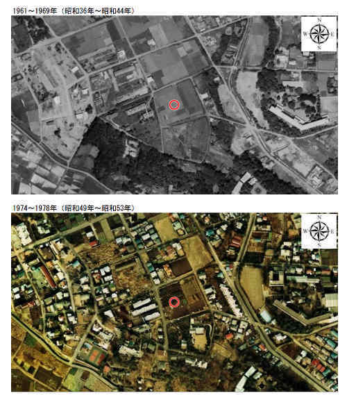 ハートフルタウン二子玉川 新築一戸建て 14棟 世田谷区岡本 土地の履歴：古地図・過去の航空写真 (2).jpg