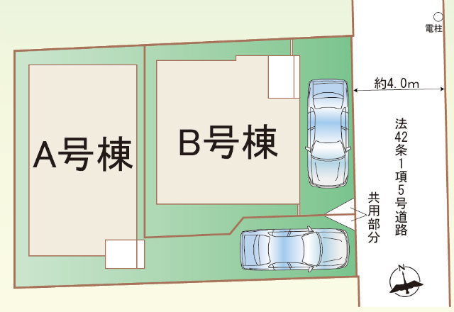 【ハートフルタウン杉並区宮前4丁目】区画図