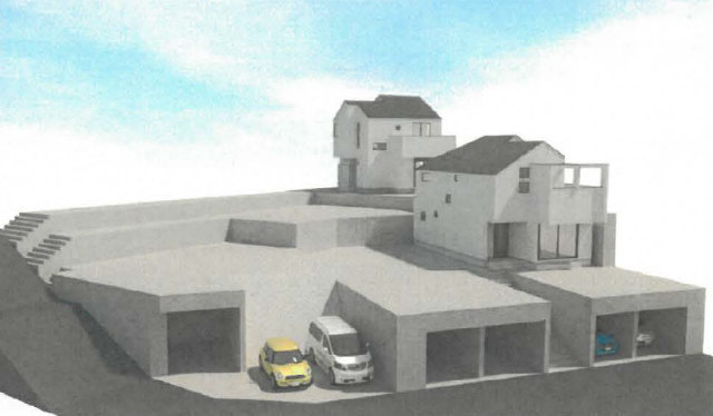 【新築一戸建全2棟｜美しが丘4丁目】外観パース