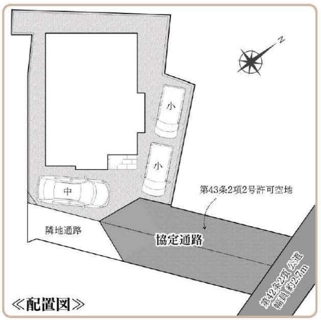 【TakueiHome～新築一戸建「十日市場」駅徒歩18分区画図