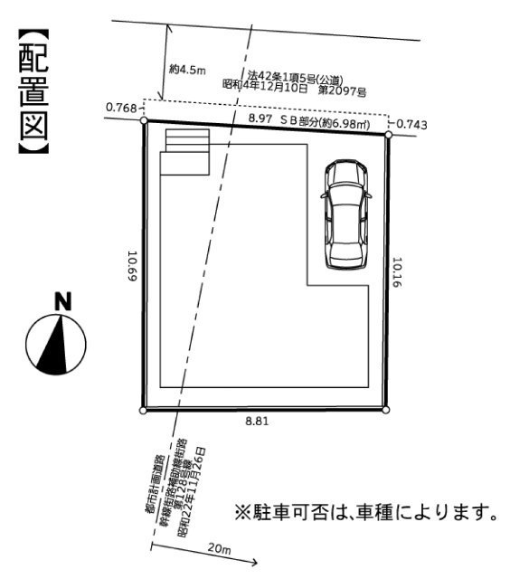 【ガルボシティー世田谷区松原4丁目2期】区画図