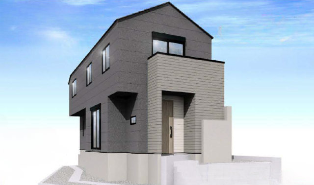 【新築一戸建｜横浜市日吉本町5丁目】外観パース