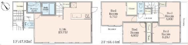 【新築一戸建｜町田市小山町】間取図