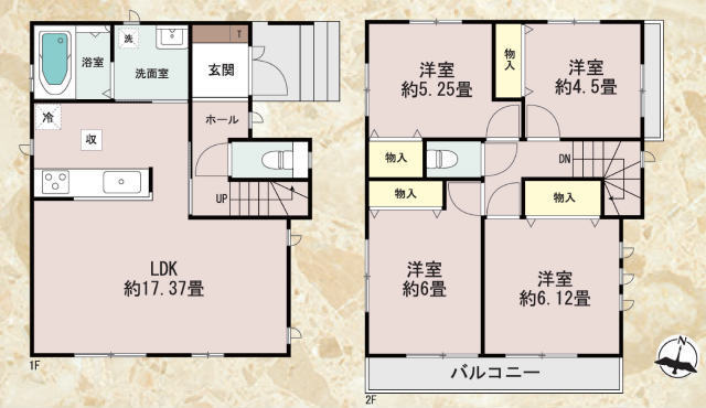 【ハートフルタウン町田市森野】間取図