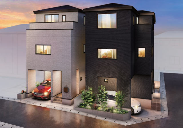 【グラファーレ川崎市高津区梶ケ谷3期】外観パース