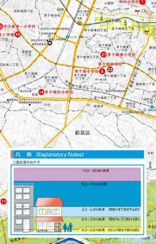 ハートフルタウン平台3番 第2期 センター南駅・都筑ふれあいの丘駅:ハザードマップ(洪水・土砂災害) (1).jpg