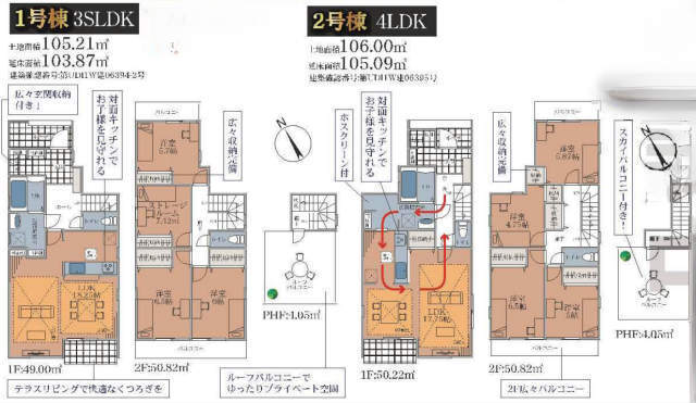 【リーブルガーデン府中市幸町第2】間取図