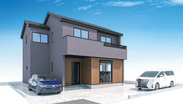 【ニュービルドシリーズ岡上1丁目1期】外観イメージパース