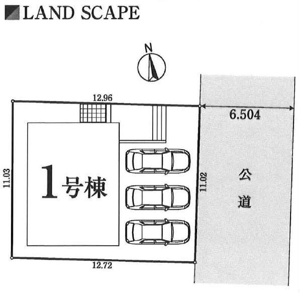 【ミラスモシリーズ横浜市みたけ台027Ⅱ①】区画図