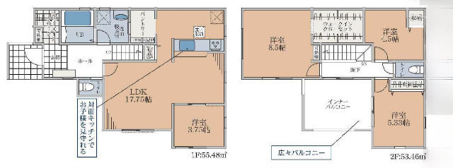 【リーブルガーデン狛江市中和泉第2】間取図