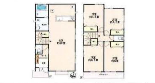 ハートフルタウン府中南町1丁目Ⅱ 分倍河原・新築一戸建て3棟：間取図 (2号棟).jpg