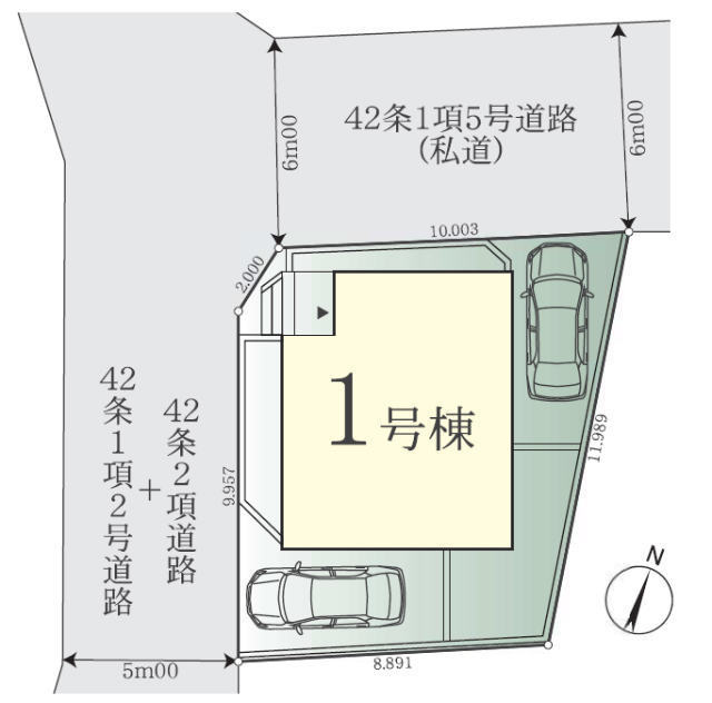 【FiT町田市高ヶ坂7期】区画図