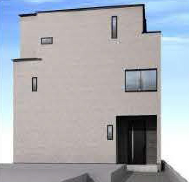 【新築一戸建全4棟｜宮前区馬絹4丁目】外観イメージパース