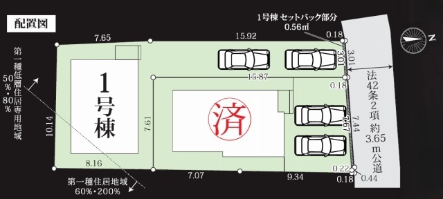 【グラファーレ川崎市高津区千年2棟】区画図