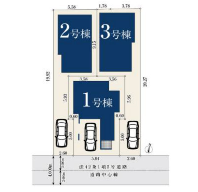 【ミラスモ杉並区下井草304③】区画図