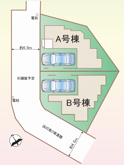 【ハートフルタウン井田2丁目1388番】区画図