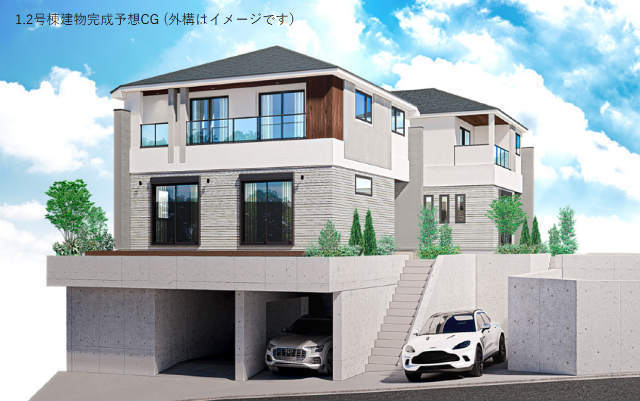 【ラグラスグランたまプラーザ9】外観パース２