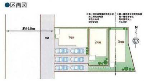 ハートフルタウン府中南町1丁目Ⅱ 分倍河原・新築一戸建て3棟：区画図.jpg