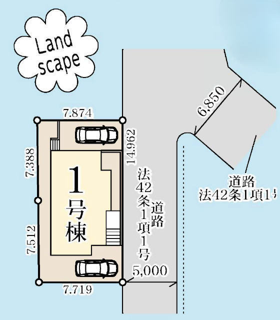 【リーブルガーデン.S桜ヶ丘1期】区画図