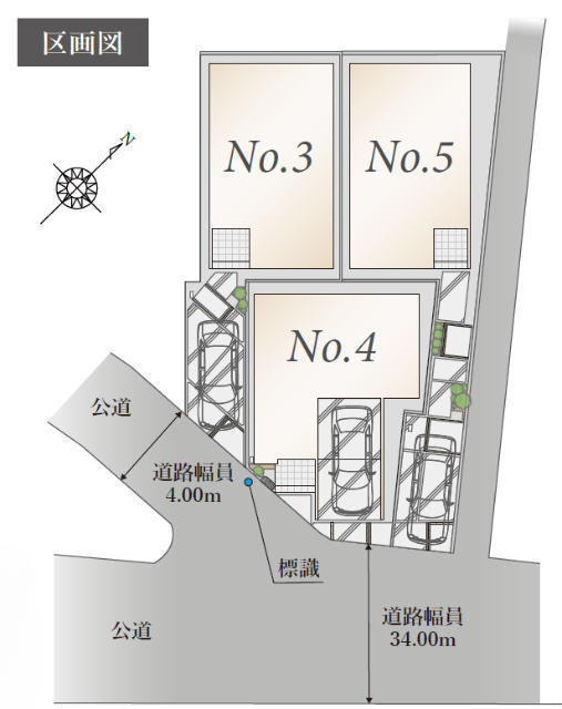 【ラグラス向ヶ丘遊園6】区画図