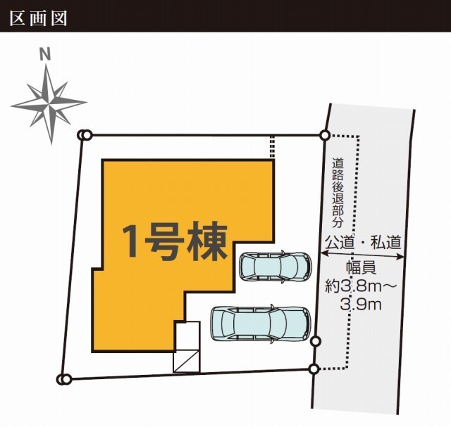 【KEIAI GRAICE 北野川1期】区画図