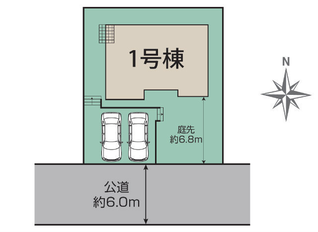 【ブルーミングガーデン王禅寺東5丁目】区画図
