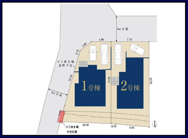 【ミラスモ南生田131②】区画図