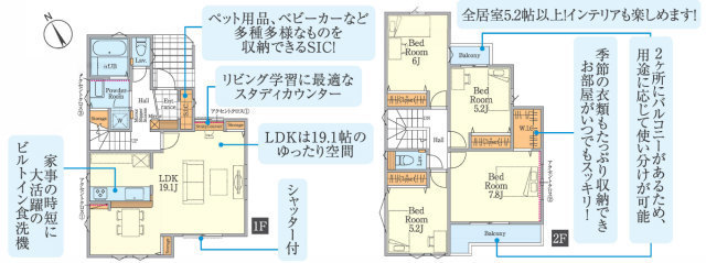 【Fit川崎市宮前区菅生ケ丘2期】間取図