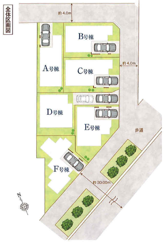 【ハートフルタウン府中新町】区画図