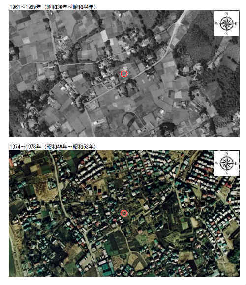 グラファーレ川和町 新築一戸建て全6棟：土地の履歴：古地図・過去の航空写真 (2).jpg