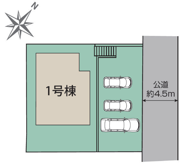 新築一戸建【ブルーミングガーデン東本郷1丁目】区画図