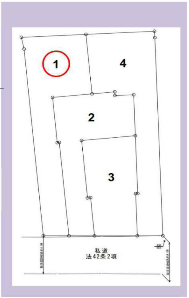 【新築一戸建全４棟｜日吉本町309Ⅱ④】区画図