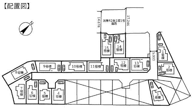 【リナージュ小野路町22-1期】区画図