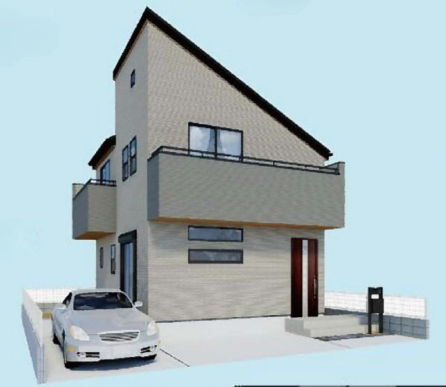 【リーブルガーデン府中市白糸台3丁目】外観パース