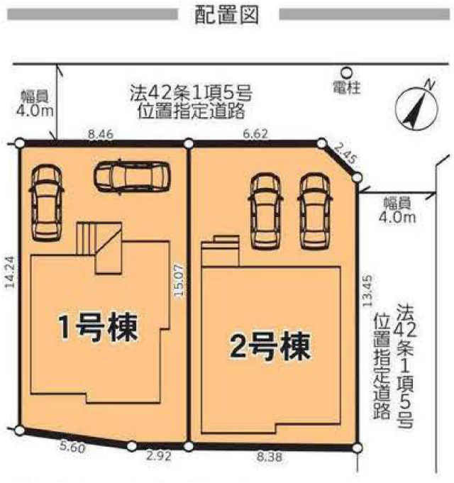 【ケイアイスタイル町田市高ヶ坂】区画図