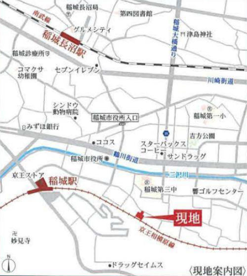 クレイドルガーデン稲城市矢野口 新築一戸建て 稲城駅： 地図.jpg