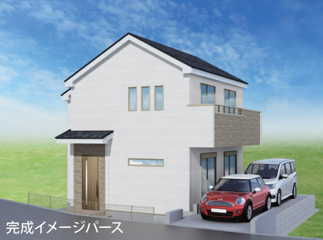 【ニュービルドシリーズ大場町3期】外観パース