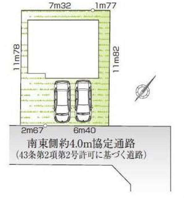 【フィードファミリア北烏山】区画図