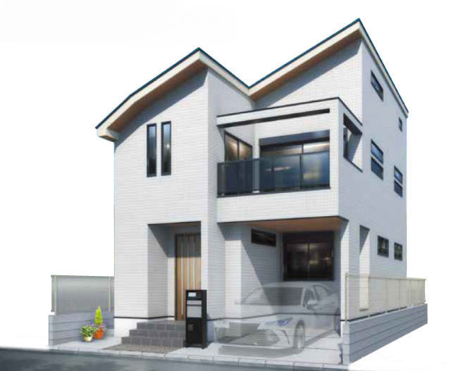【manek~新築一戸建|調布市国領町】外観パース
