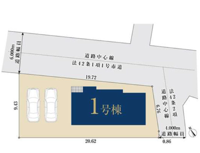 【ミラスモ南山田町04664①】区画図