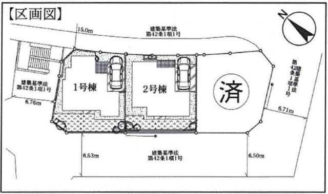 【フォレストタウン西野川Ⅱ】区画図