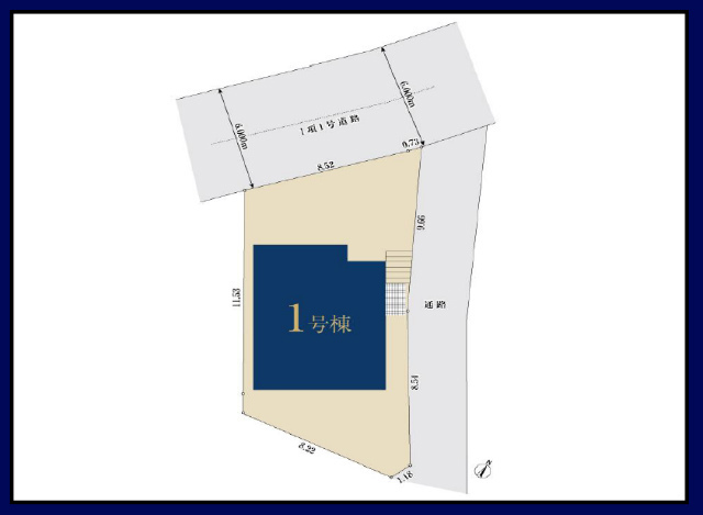 【ミラスモ都筑区茅ヶ崎東115①】区画図