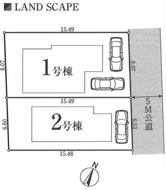 【ミラスモシリーズ桜台018②】区画図