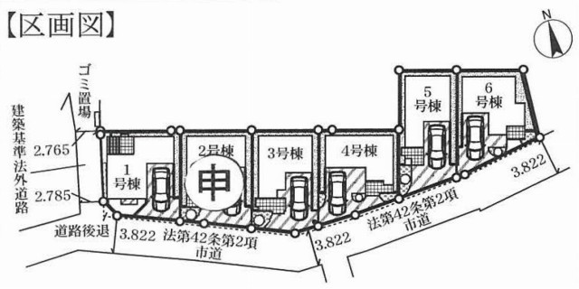 【フォレストタウン平WEST】区画図