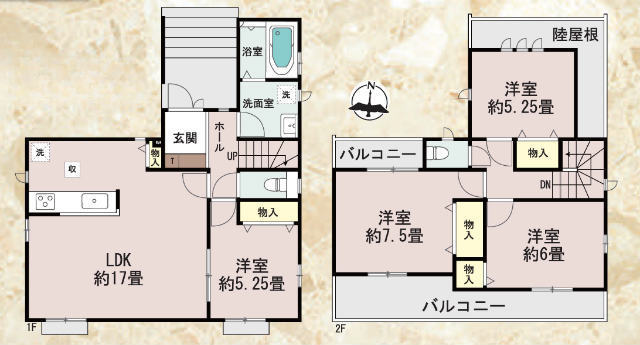【ハートフルタウン港北区新吉田東4期】間取図
