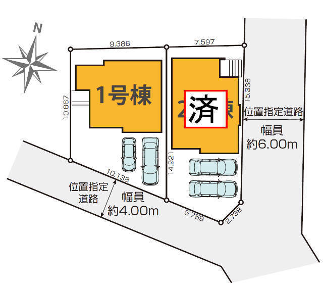 【KEIAI GRAICE深大寺東町9期】区画図