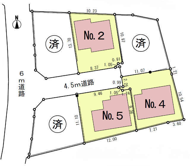 【Grove Town 矢部町】区画図