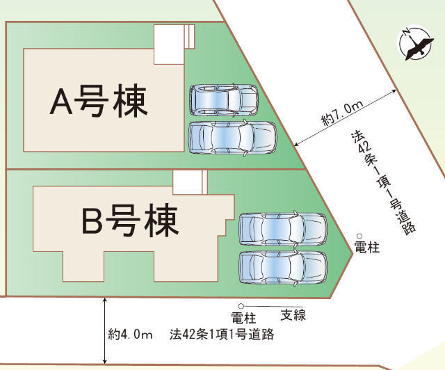 【ハートフルタウン王禅寺西1丁目2620番】区画図
