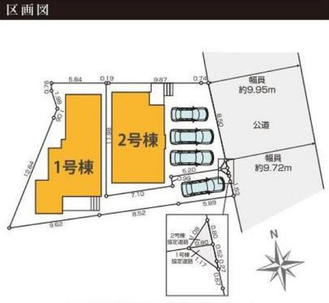 【KEIAI GRACE 柿の木台1期】区画図
